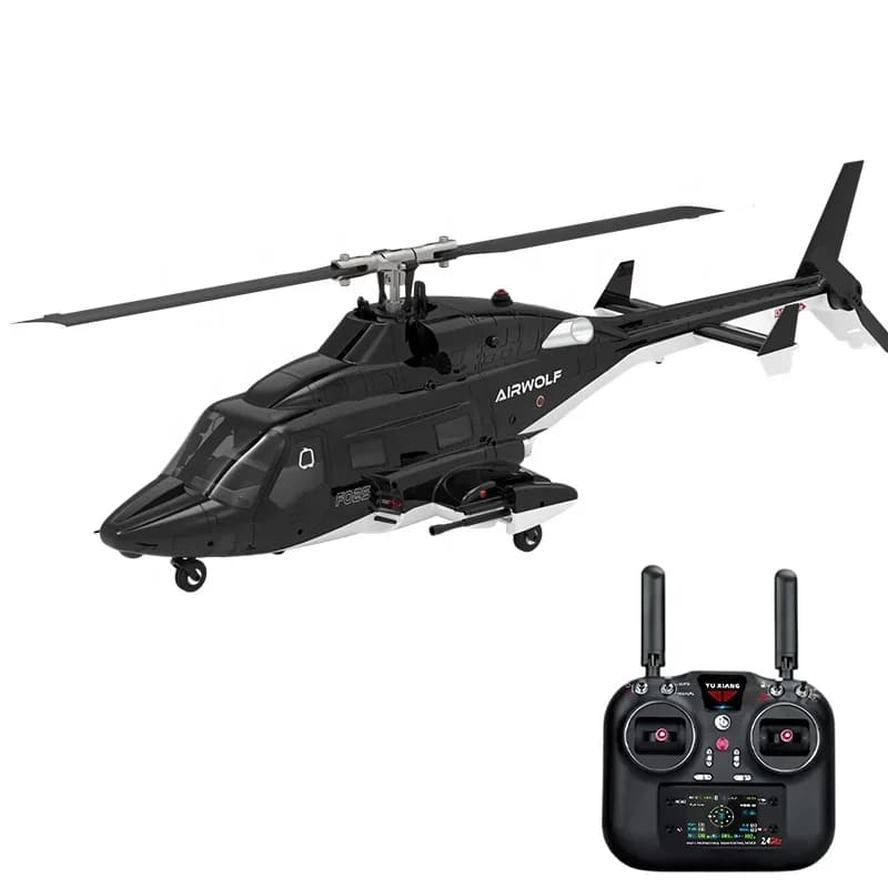 Yuxiang YXZNRC F02S Airwolf Scala 1:33 GPS RC Elicottero Motori Brushless Servos in Metallo ad Alto Torque Precisione 2.4G Telecomando