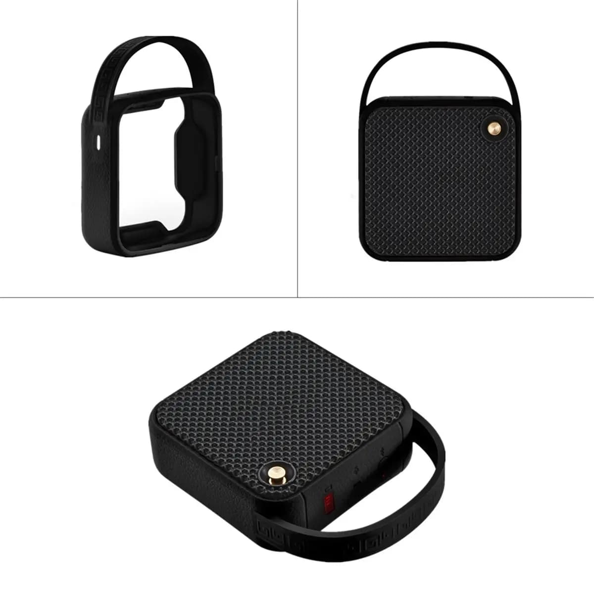 Per altoparlante Custodia in silicone Custodia per altoparlante ammortizzante Custodia per altoparlante Bluetooth antigraffio arancione