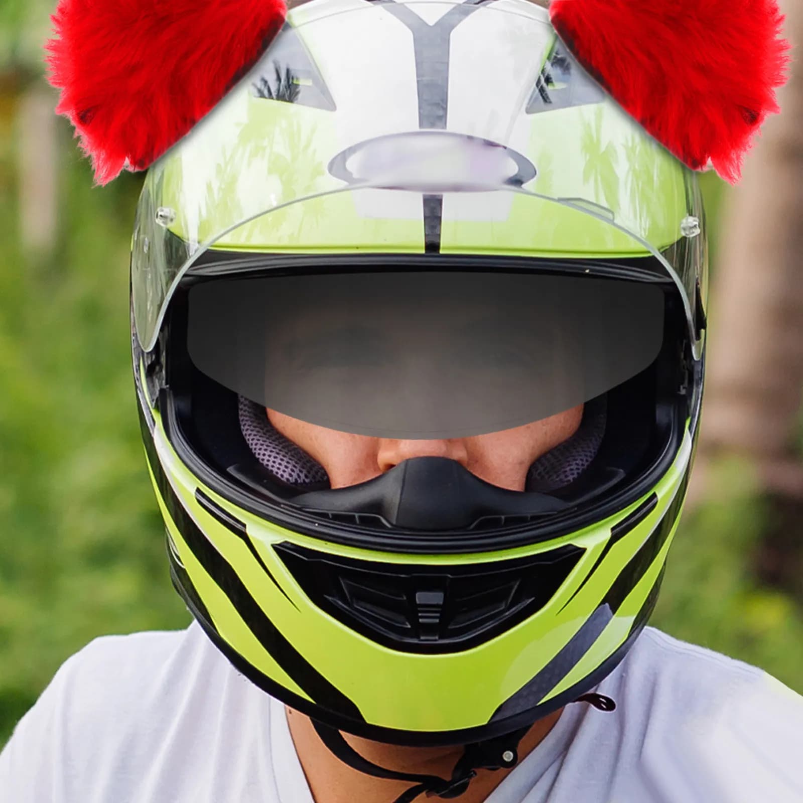 Pellicola Antiappannamento per Visiera, Protezione UV Impermeabile per Caschi Moto e Scooter Elettrici, Visione Chiara Senza Appannamento
