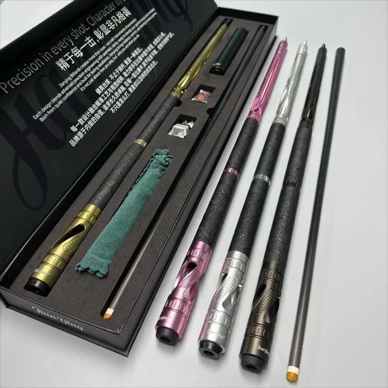 Newest Carbon Fiber Pool Cue -- 11.8mm/12.5mm Taco De Billar for Snooker & Billiard