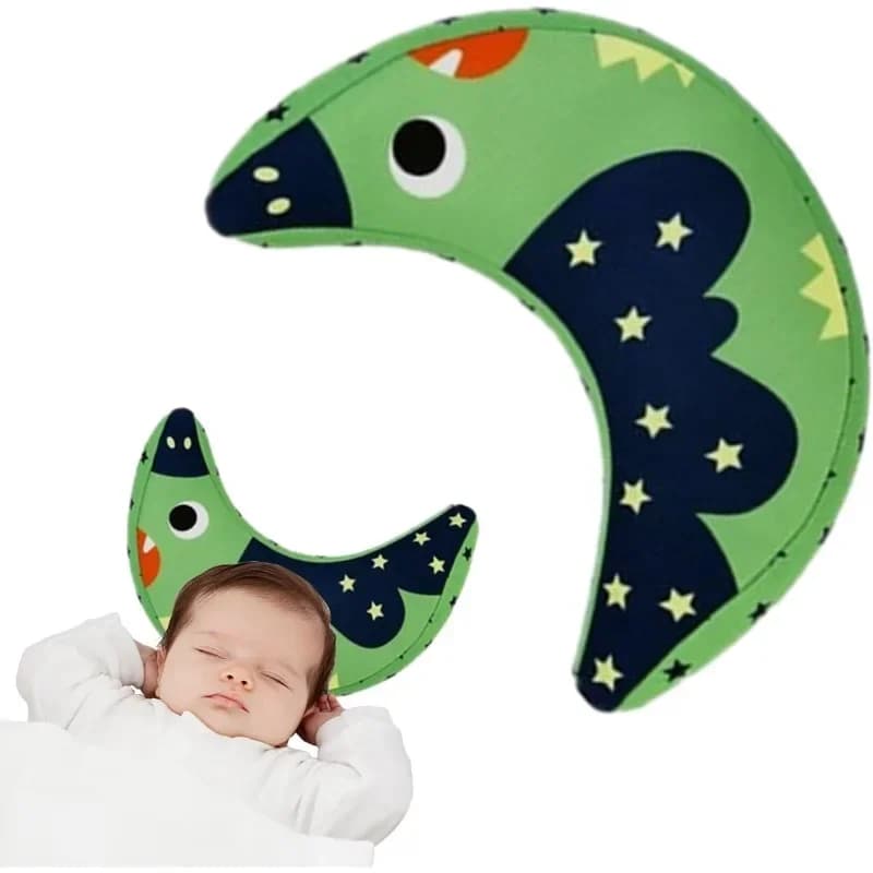 Cuscino da viaggio per cartoni animati per supporto per la testa portatile per neonati per seggiolini auto per cuscino di supporto per la testa neonato per cuscini per poggiatesta per bambini