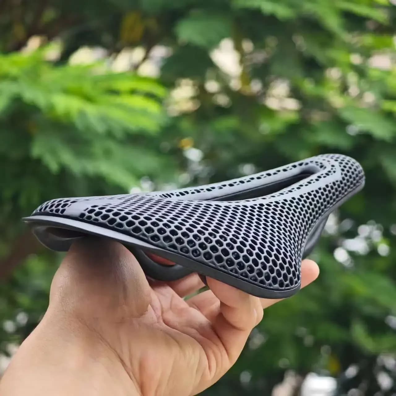 GOLDIX NUOVA sella per bicicletta in carbonio con stampa 3D ultraleggera per autostrada MTB sella da corsa cuscino per bicicletta accessori per sedili per bicicletta