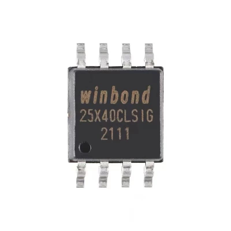 10 pezzi W25X40CLSSIG Chip di memoria flash seriale da 4 M-bit Conservazione non volatile per l'elettronica