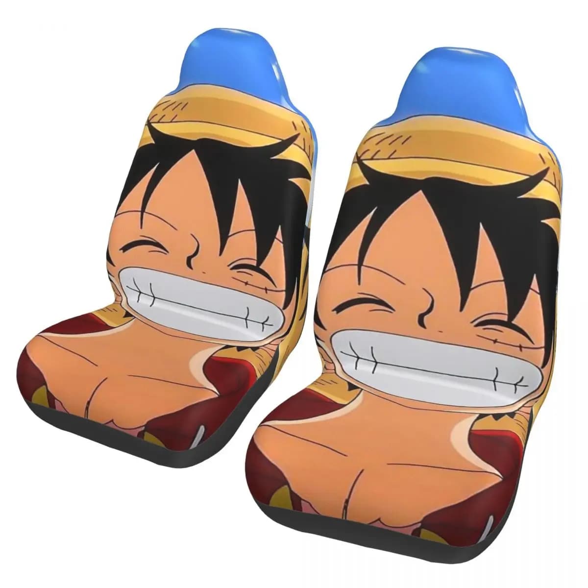 Universal Car Seat Covers One Piece, Interior Accessories AUTOYOUTH, Car Seat cushion Monkey D.Luffy in Polyester, Hunting Style