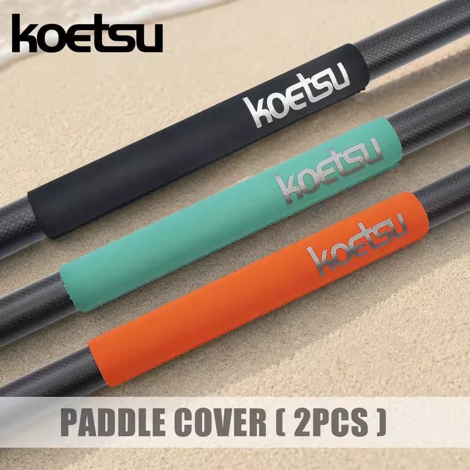 2pcs Paddle Buoyancy Sleeve Non-Slip Waterproof SUP Grips Kayak Canoe Paddle Grips Wear-resistant Paddle Shaft Protective Covers