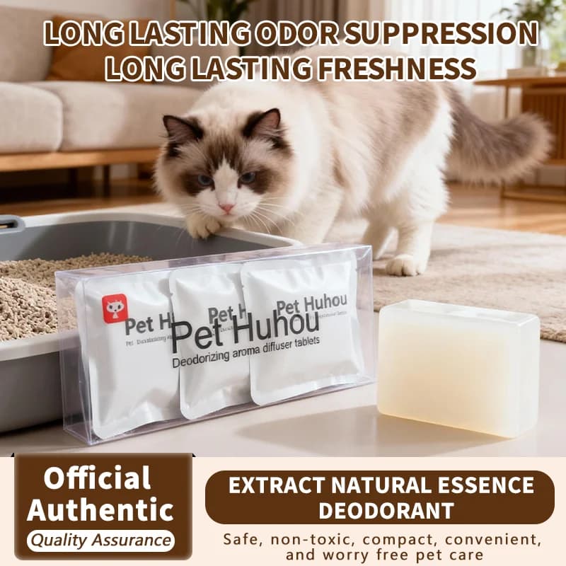 Nuovo deodorante per toilette per gatti, prodotto automatico per animali domestici con scatola per lettiera per gatti, adatto a tutti i set di deodoranti per lettiera per gatti