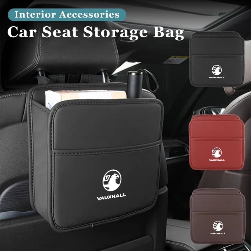 Borsa portaoggetti per schienale seggiolino auto Borsa organizer appesa Organizzatore multifunzionale per sedile posteriore per Vauxhall VXR Astra GTC Tigra Zafira Vec