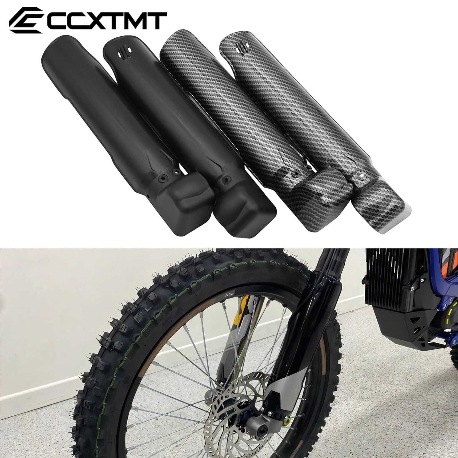 Copertura di protezione della forcella del motociclo KKE Protezione dell'asse della protezione dell'ammortizzatore per parti Sur Ron Electric Dirt Bike Sur-ron Light Bee S/X