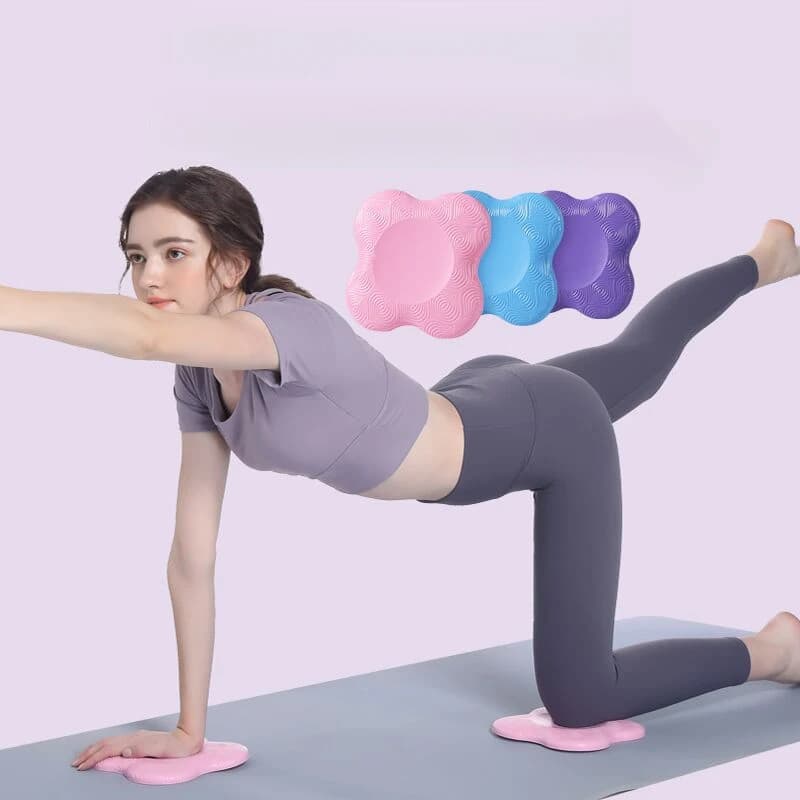 Tappetino Imbottito Antiscivolo per Yoga, Protezione per Ginocchia e Gomiti, Morbido per Esercizi e Allenamento in Palestra