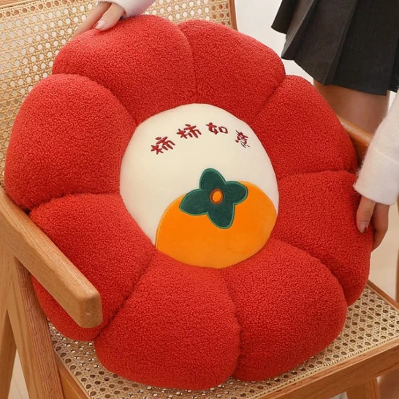 Fruit Shape Floor Cushion, Cute Soft Seat Pad for Kids, Breathable Window Seat Cushion, Thickened Meditation Pillow for Home