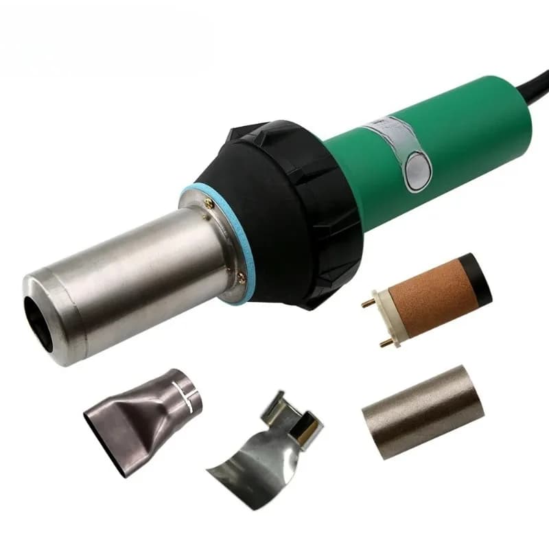 Saldatore di plastica ad alta potenza HLTE-D30 230V 3400W, ventilatore ad aria calda, pistola termica per saldatura di vinile, asciugatura, restringimento, formatura a caldo