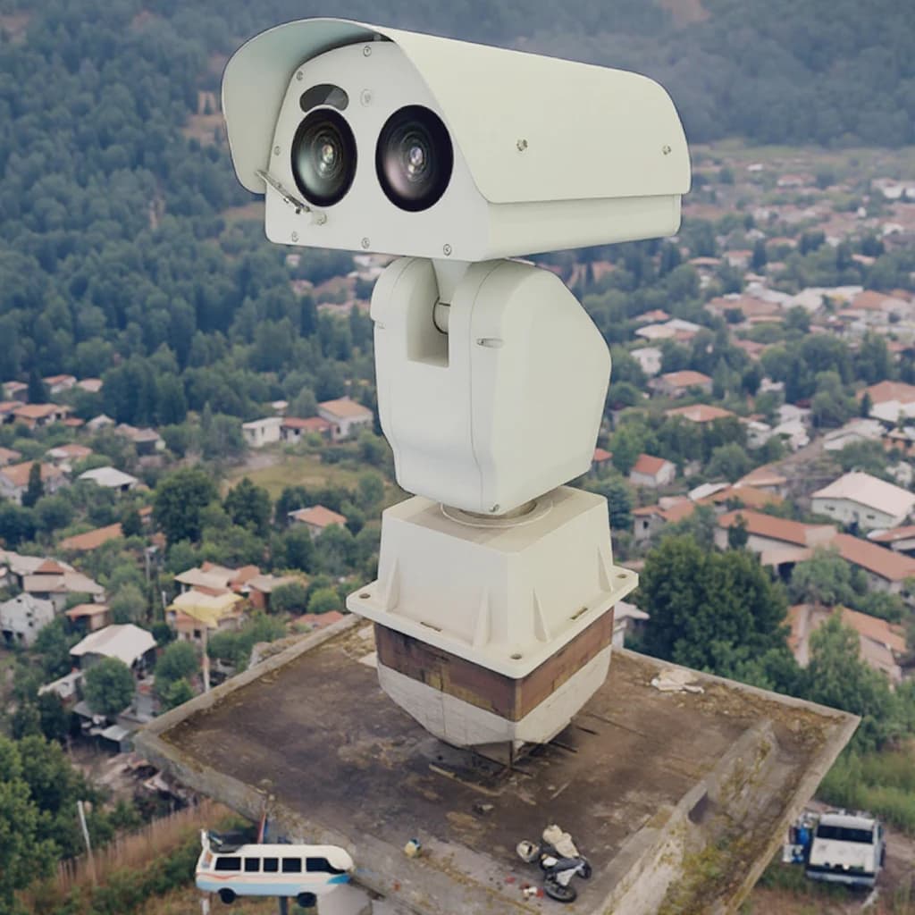 Il miglior budget Telecamere di sicurezza PTZ analogiche da 8 MP Collegamento Visione notturna a infrarossi Produzione cinese Sensore CMOS Memorizzazione dati scheda SD