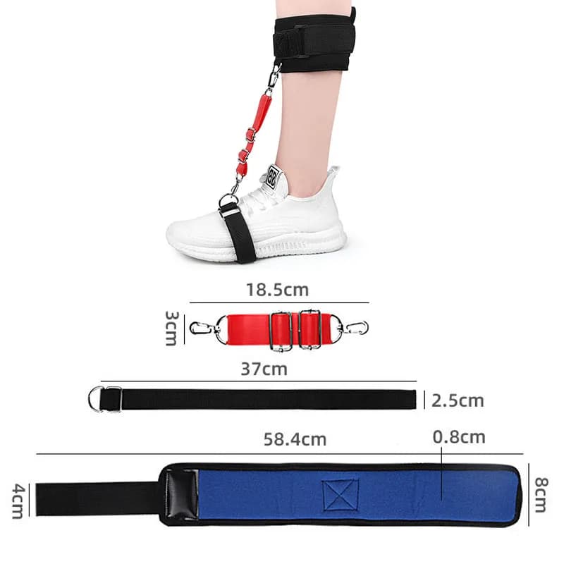 Supporto Regolabile per Piede AFO, Tutore per Piede Cadente per Camminare con Scarpe, Ortesi per Caviglia per Emiplegia e Ictus