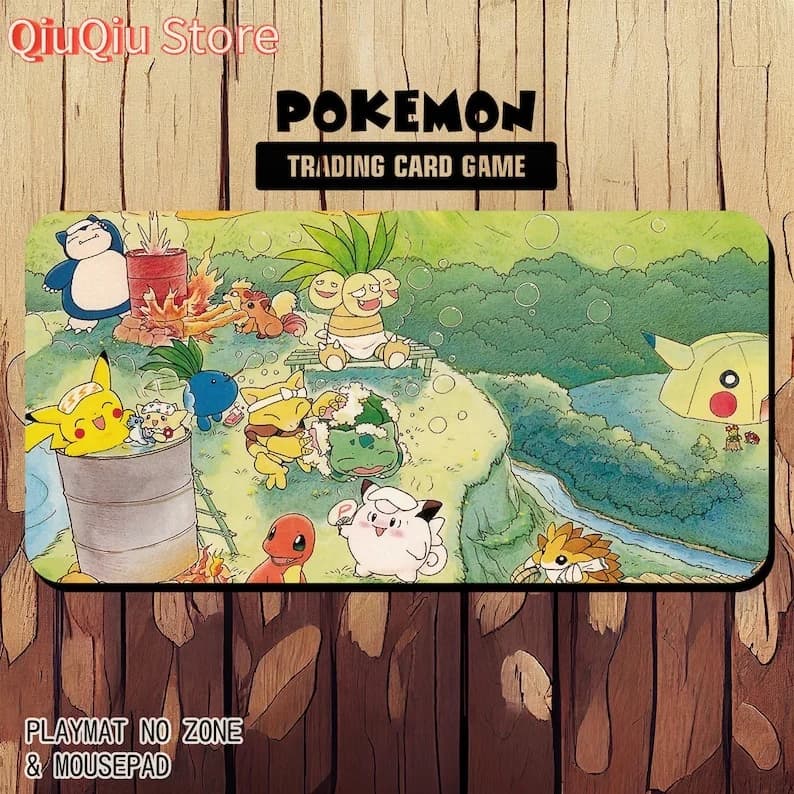 Tappetino da gioco Dragonite Pokemon TCG, tappetino per mouse da gioco, tappetino da scrivania impermeabile e antiscivolo