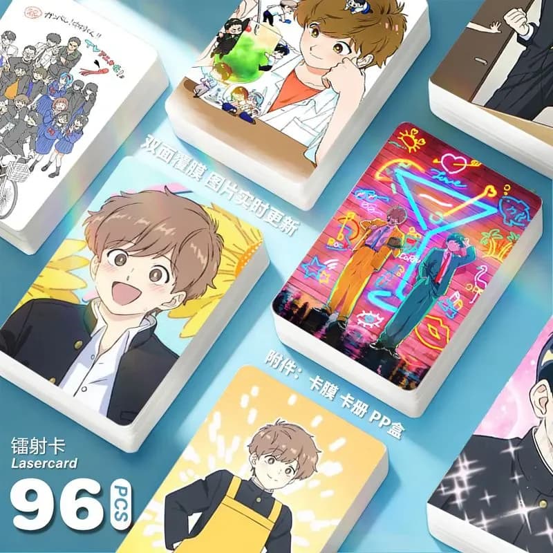 Ganbare! Nakamura-kun! ! ‌ ‌ Nakamura Okuto ‌ Accessori per Cosplay Anime, Carte Laser, Piccole Carte Fotografiche, Ornamenti, Regalo di Halloween