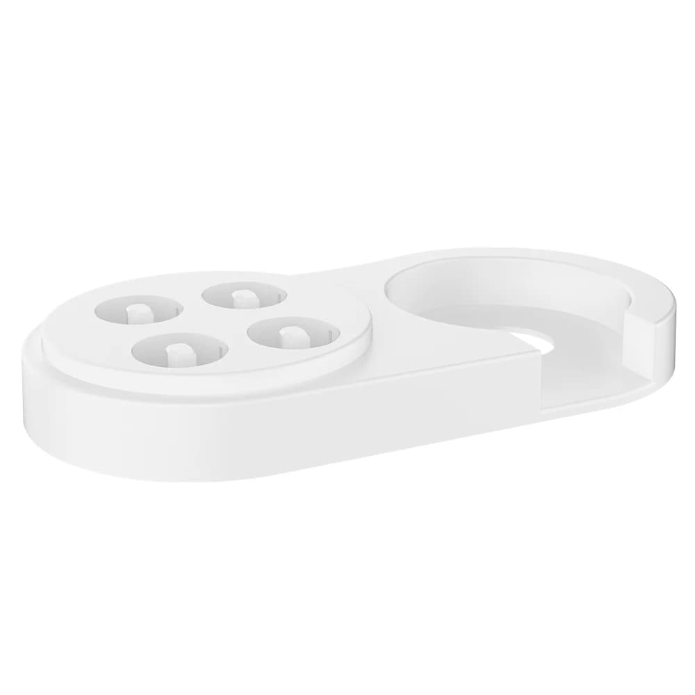 Portaspazzolino e porta testine compatibile con spazzolini elettrici Oral B e iO, organizer per spazzolini da bagno