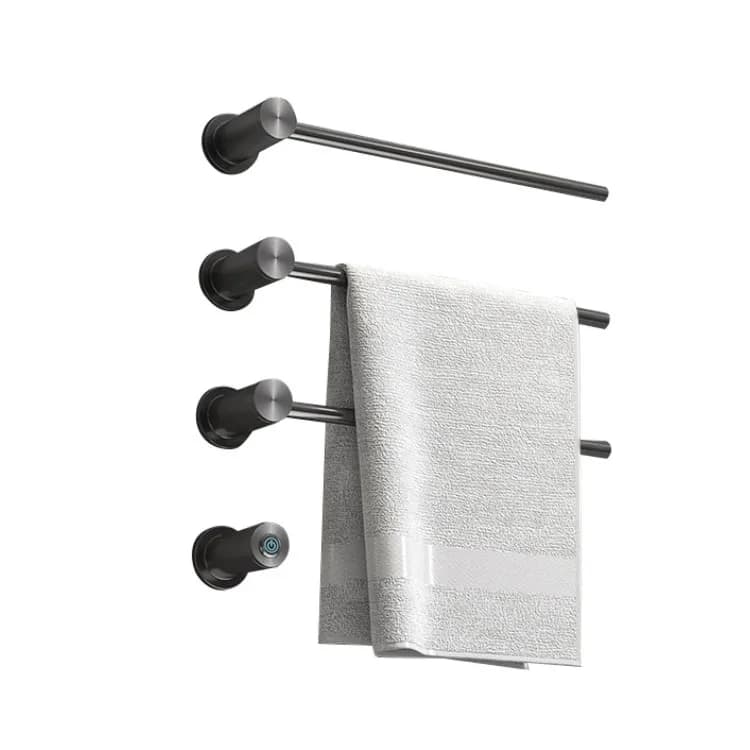 Portasciugamani elettrici dal design moderno Portasciugamani riscaldato da bagno in acciaio in acciaio Scaldasalviette elettrico Barra riscaldata