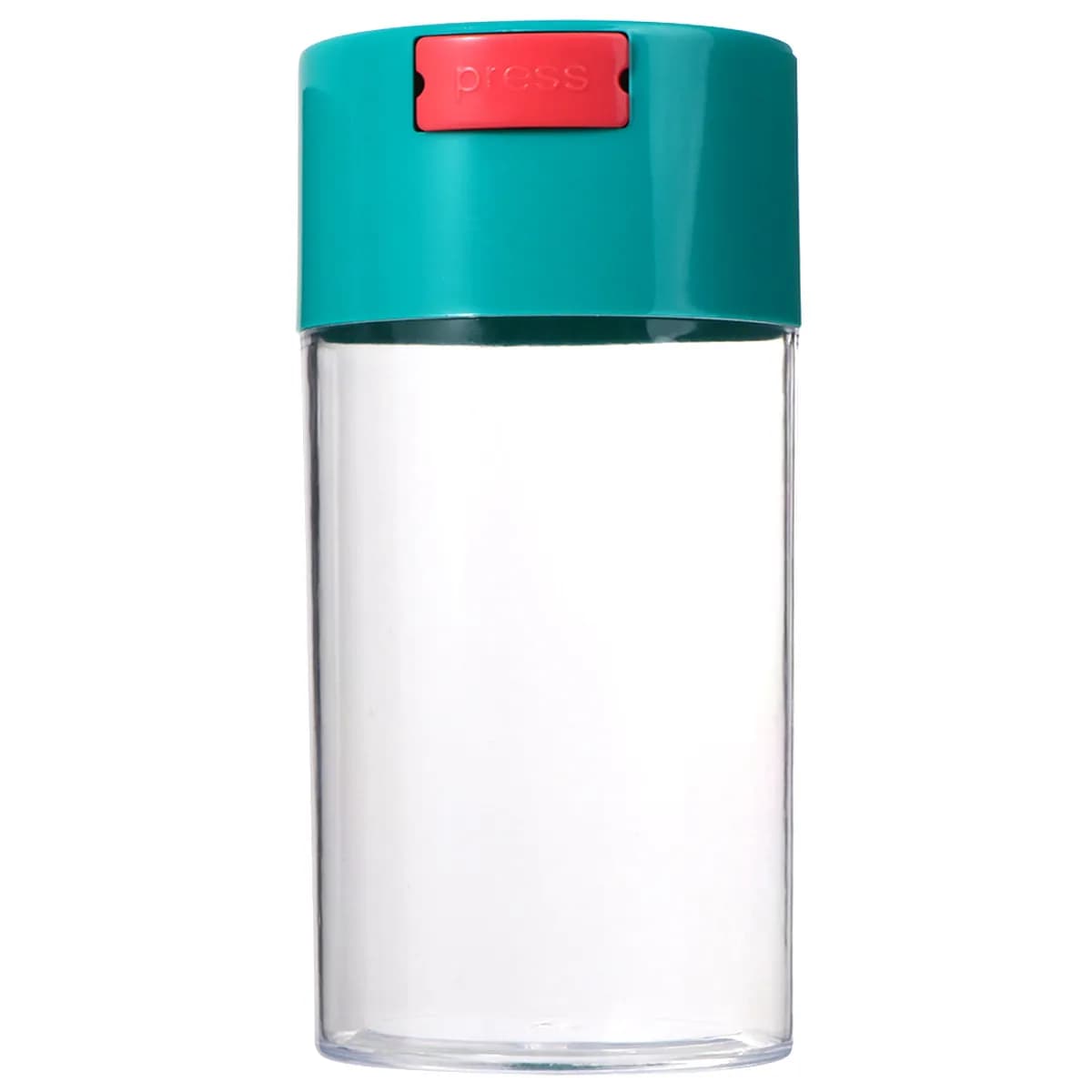 2Pcs Food-Grade Airtight Storage Jar Transparent Sealed Can for Flour Sugar Rice Coffee Beans Nuts Grains Snacks Tea Leaves