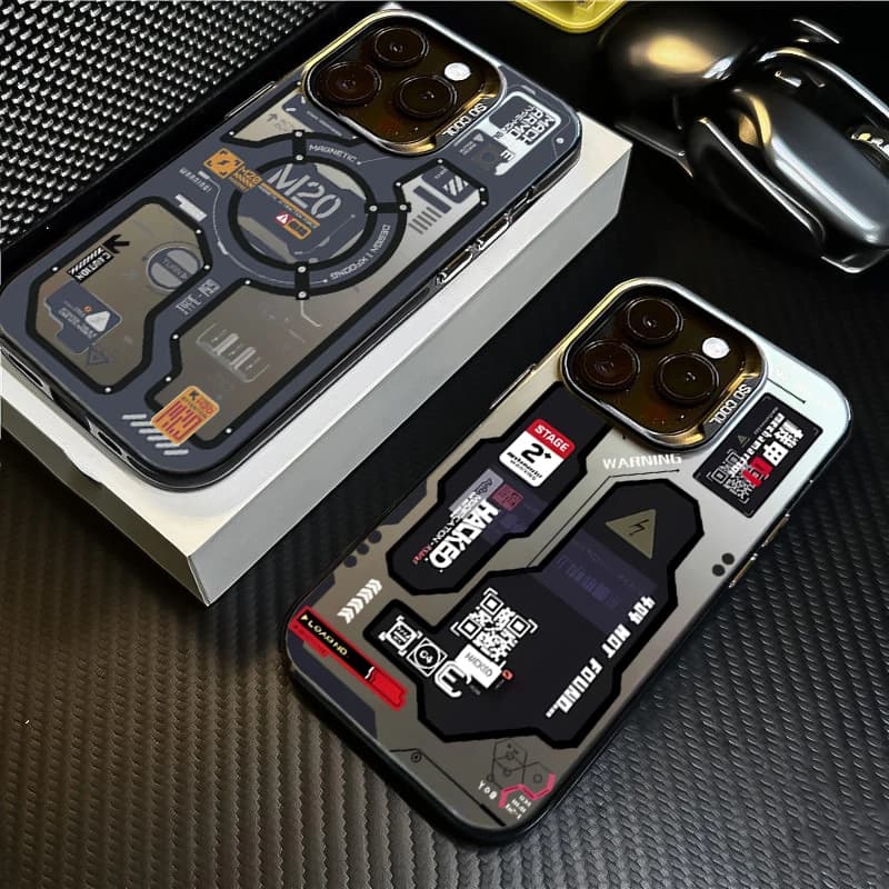 Custodia per telefono Graffiti stile Mecha per Xiaomi Redmi Note 7 8 9 9S 10 11 12 13 14 Pro Plus 4G 5G Cover posteriore opaca anticaduta