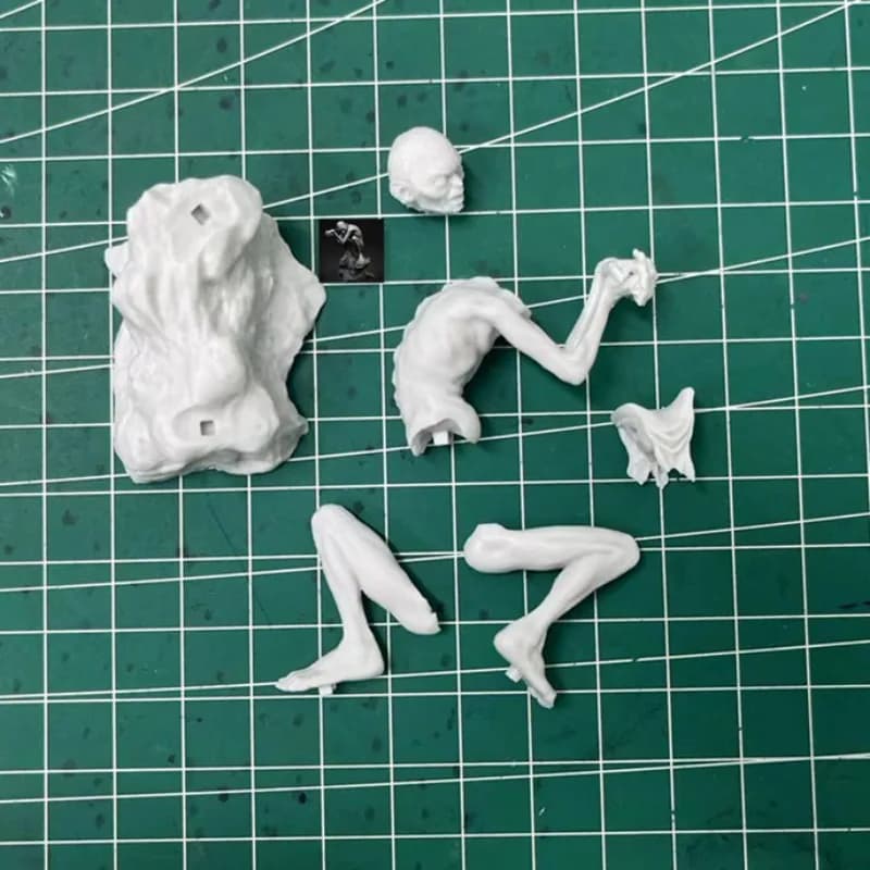 Kit modello di assemblaggio di Figure in resina mostro in scala 1/24 fantasia giocattolo in miniatura non assemblato e non verniciato spedizione gratuita
