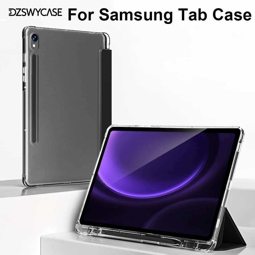 Case For Samsung Tab S9 S10 11inch S10 Lite S10 FE S9fe 10.9in S9 S10 Plus 12.4 in Tab A9 A11 Plus 11" Cover With Pencil Holder