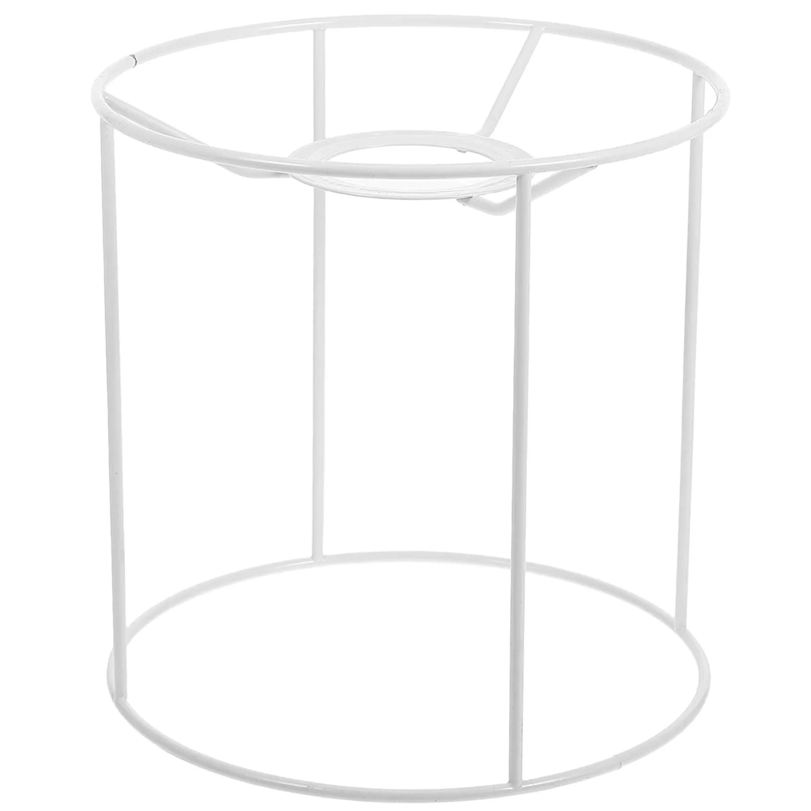 Metal Lampshade Holder Wire Frame DIY Lamp Shade Ring for Desk Lamp Chandelier Ceiling Light Industrial Modern Home Office Decor