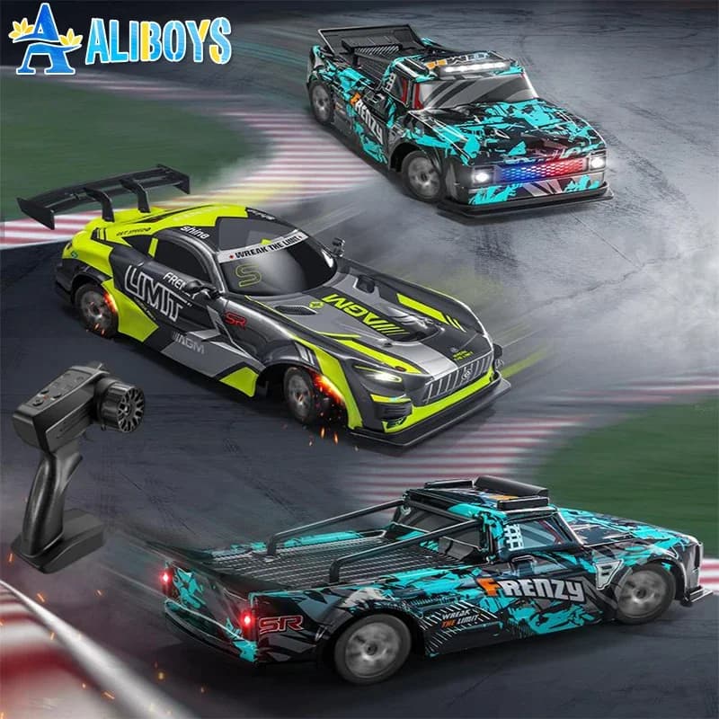 S924 RC Auto 1/16 Camion Drift telecomandato 4WD Modello di veicolo da corsa elettrico con luce Gioco competitivo Giocattolo per bambini Regalo
