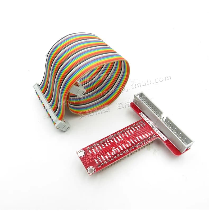 Compatibile con Raspberry Pi B + accessorio speciale scheda di espansione GPIO tipo T scheda di sviluppo cavo piatto 40P