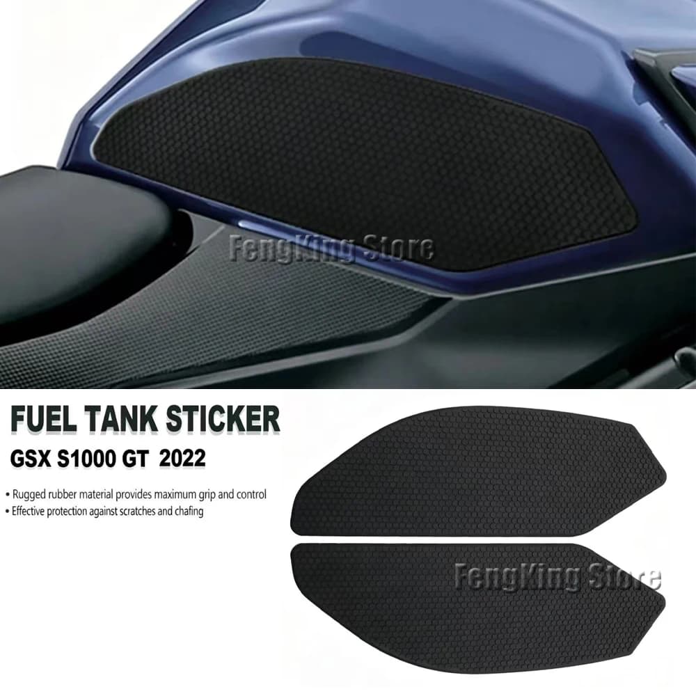 For GSX S1000 GT 2022 Motorcycle anti-skid fuel tank protection fuel tank sticker side decals knee pads