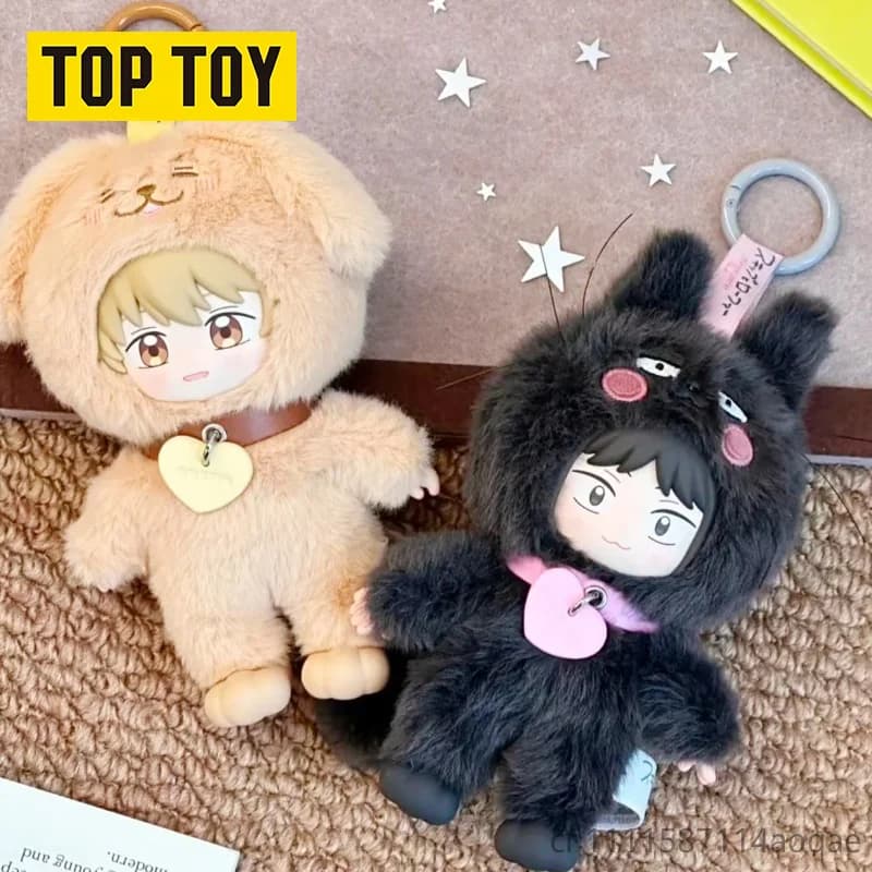 Genuine TOPTOY Skip And Loafer Blind Box Soft Series Thoughts Plush Anime Desktop Cute Ornament Collectible Toy Gift Adult