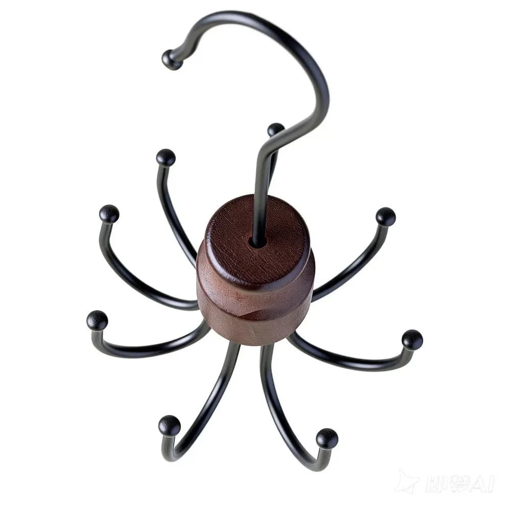 Versatile 8 Hooks Octopus Clothes Hanger Metal 360° Rotating Multi-Claw Hooks Space Saver Hanging Organizer Clothes Hanging