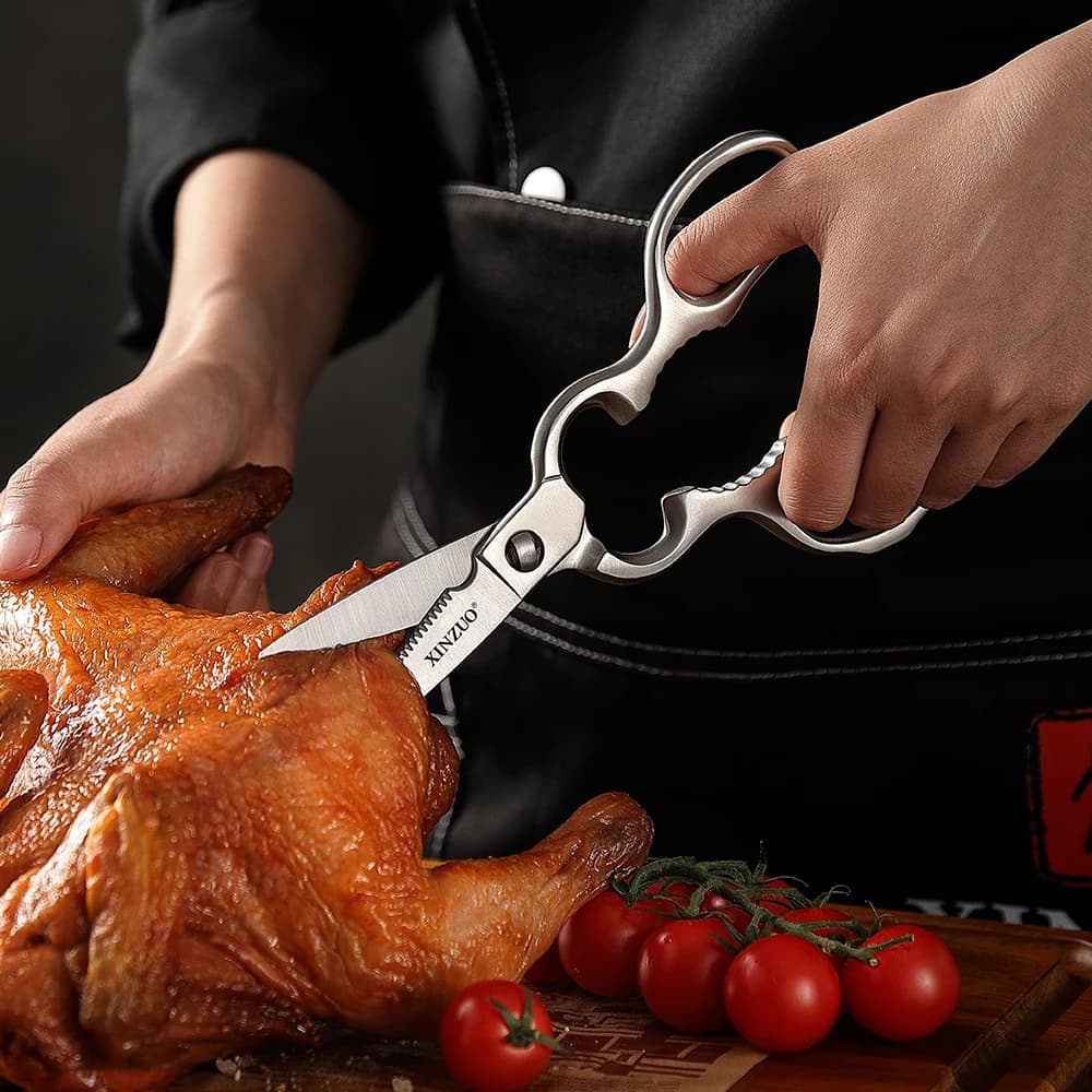 XINZUO forbici da cucina rimovibili Gadget da cucina in acciaio inossidabile consegna flessibile diversi tipi di ingredienti strumento di cottura