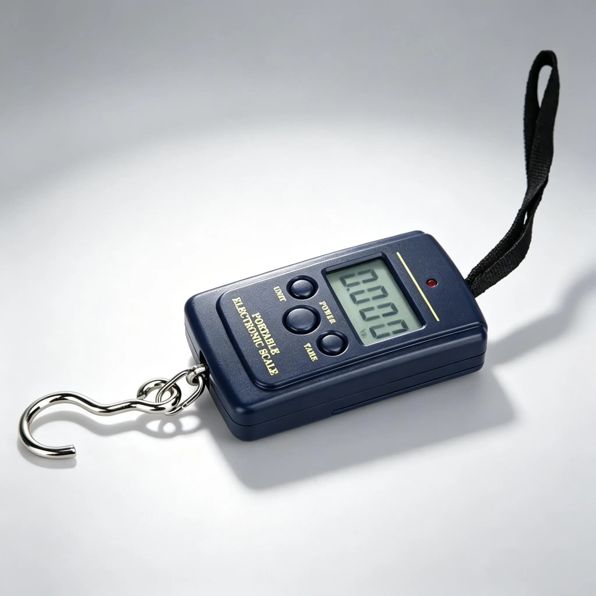Bilancia Digitale Elettronica a Gancio da 40 kg, Mini Strumento di Pesatura Senza Retroilluminazione per Bagagli, Viaggi, Pesca, Cucina, Sacchetti a Bolle
