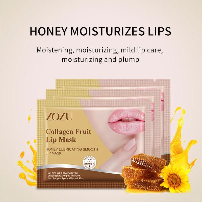 10 pcs ZOZU Labbra Mask to Collagen Crystalline Rimpolpante Hydrating Anti-wrinkle Patch Labbra Nutrient Beauty Skin Care