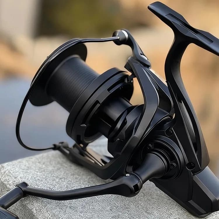 Super Large Sea Rod Fishing Gear Anchor Spinning Reel for Stream Fishing 8000-14000 Black Big Game Long Shot Casting Wheel