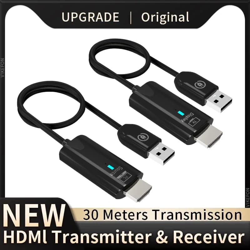 5.8G 1080P 30M Wireless HDMI-Compatibile Video Trasmettitore Audio Ricevitore Extender Display Adattatore Dongle Per TV Box Proiettore PC