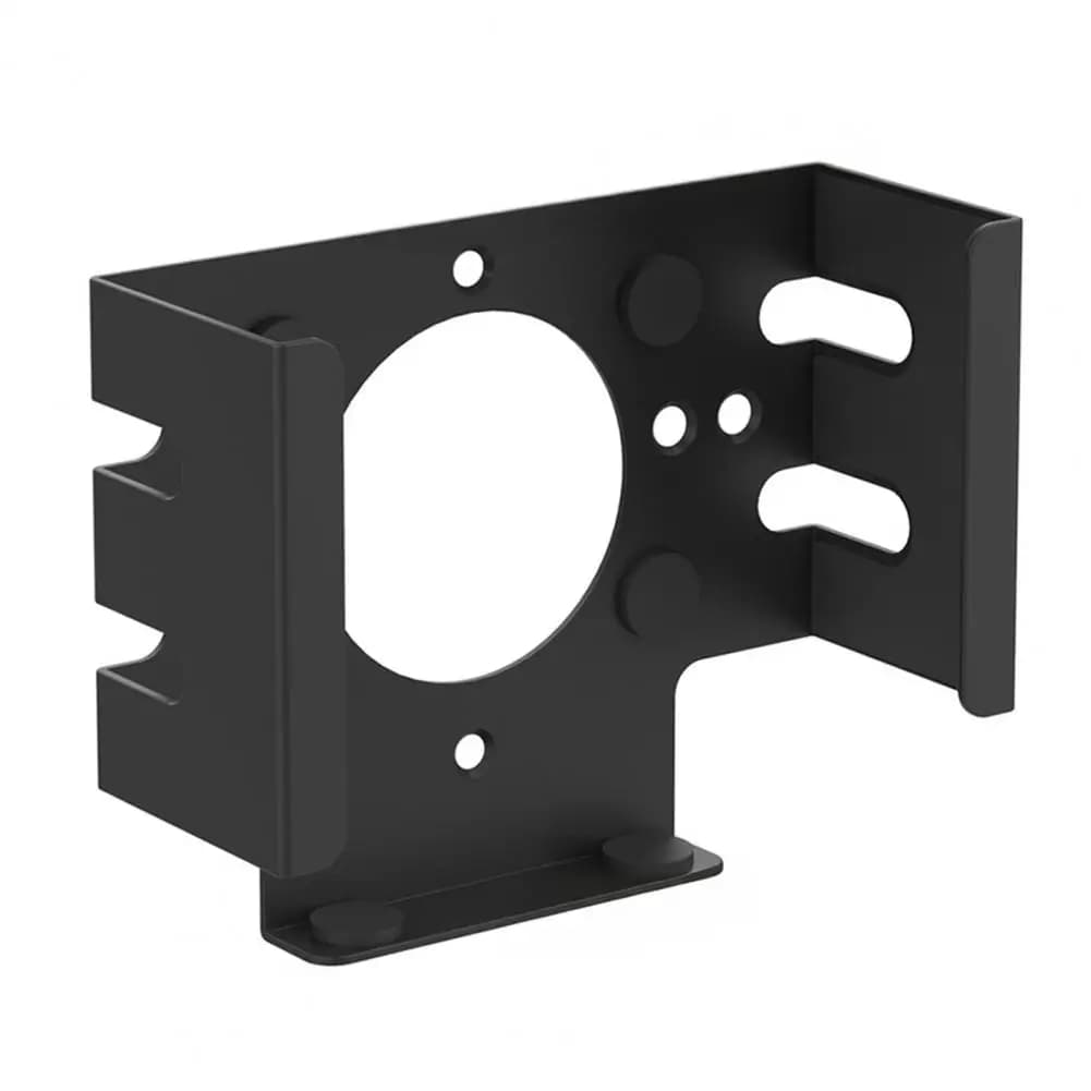 Compact Host Mount Heavy Duty Mini Desktop Computer Holder Stand Metal Mount with Screws Anti-slip Under-desk Pc Accessories