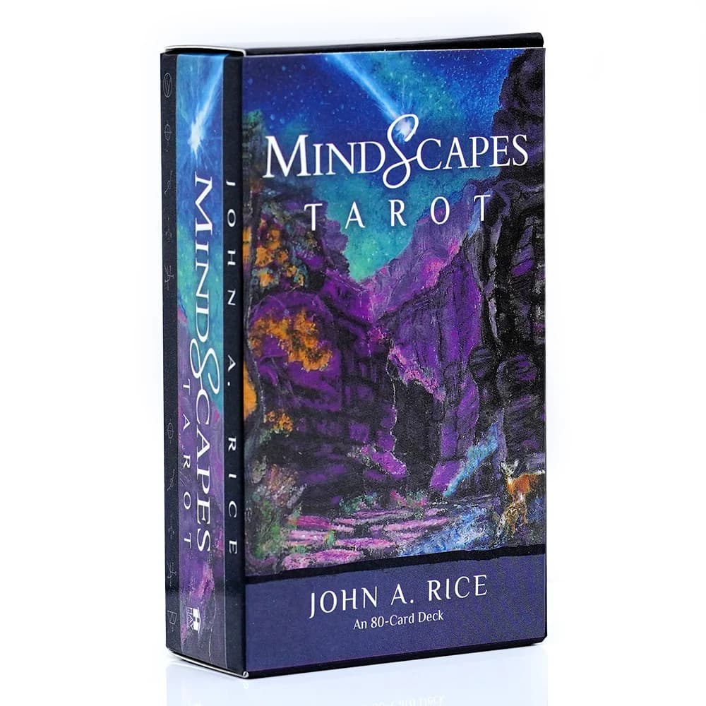 Mind Scapes Tarocchi Carte Visione inglese Oracle Card Gioco da tavolo per la festa di divinazione del destino Giocare a Oracle Deck Carte da gioco per famiglie
