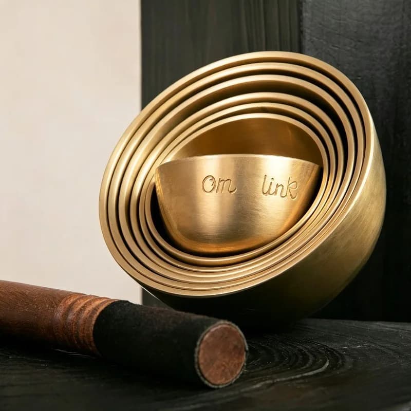 Nepal Singing Bowl Set Meditation Sound Bowls Yoga Sound Healing Tibetan Bowl 7 Metals Handmade Buddhism Musical Instrument