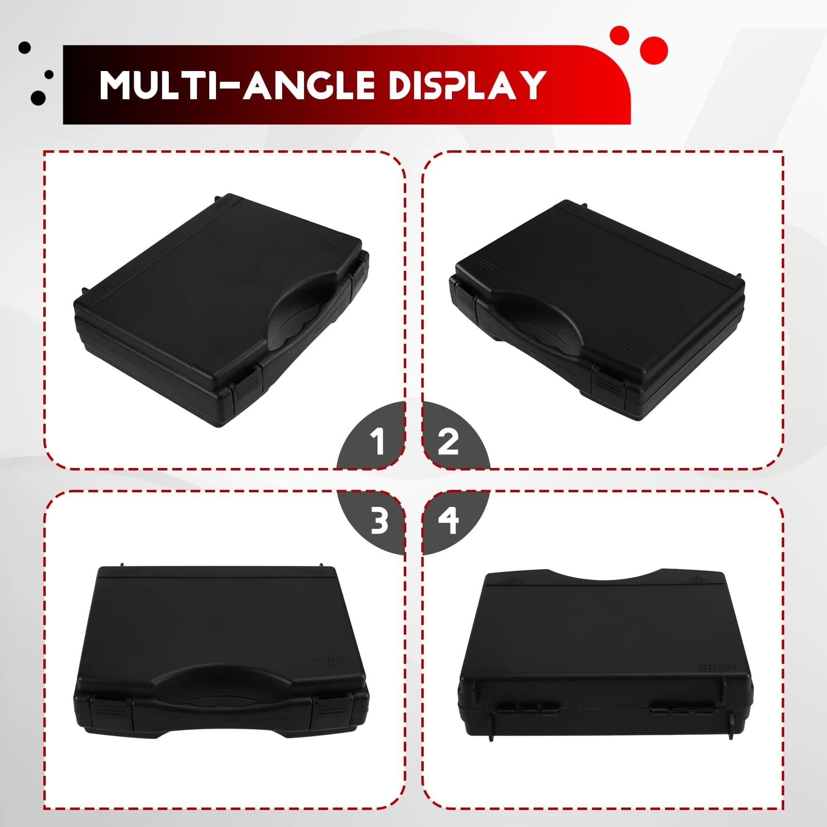 Can buy Microphone Storage Box Home Recording Equipment Case Carrying Holder Electronics Pouch Travel