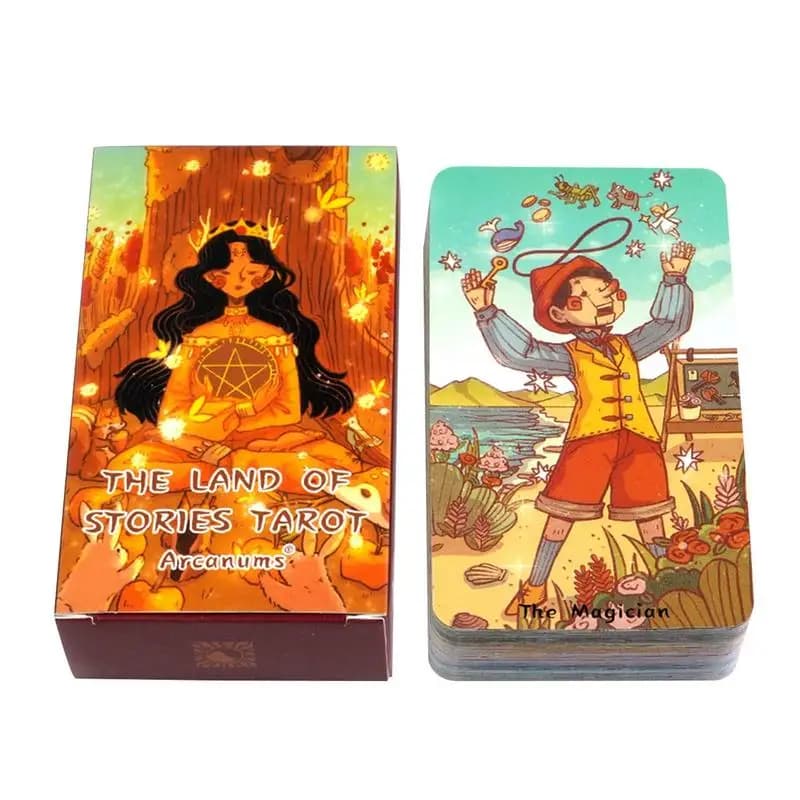 78 carte the Land of Stories Tarot Oracle Cards versione inglese Fate divinazione tarocchi Family Party Table gioco da tavolo