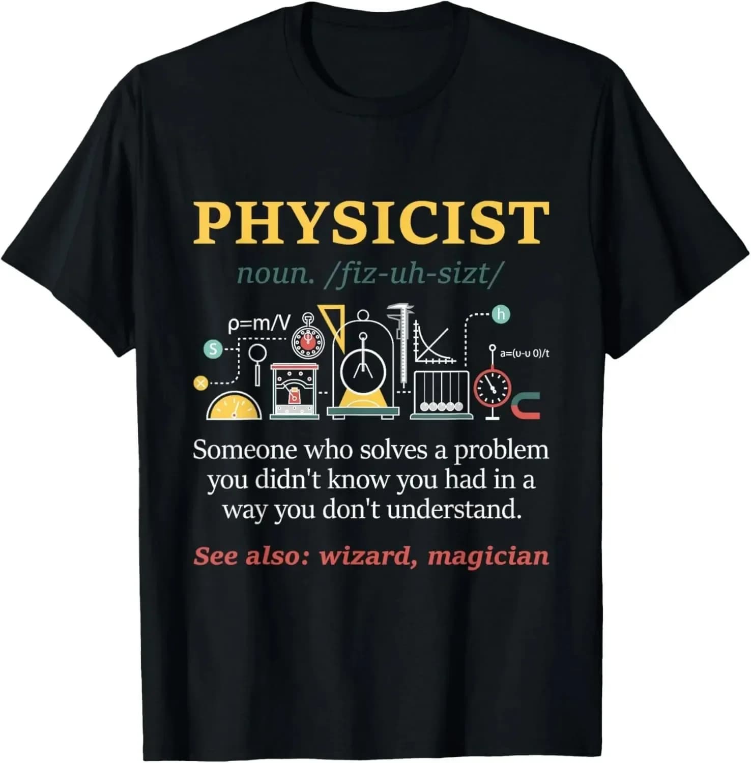 T-shirt da donna con stampa grafica a tema Fisica Quantistica, Teoria delle Corde, Fisica, per studenti di scienze, per outfit quotidiano