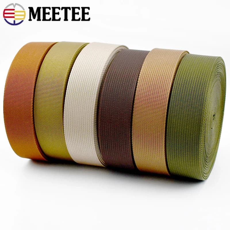 3M 20-38mm Nylon Webbing Tapes Braid Ribbon Band Knapsack Safety Belt Handbag Strap Trimming DIY Bias Binding Sewing Accessories