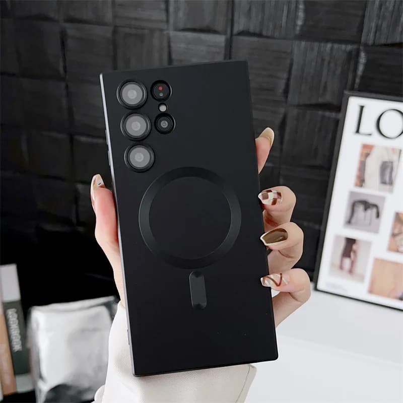 Matte Phone Case For Samsung Galaxy S26 S 26 Ultra For Magsafe Magnetic Wireless Charging for Samsung Galaxy S26Ultra Back Cover