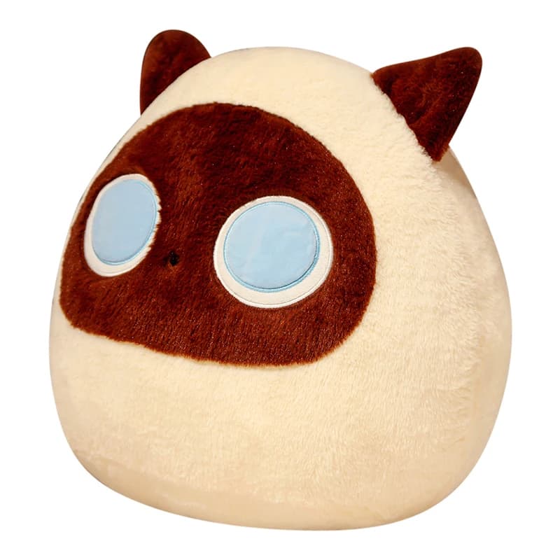 10cm Lovely Cartoon Cat portachiavi farcito morbido animale gattino peluche bambola giocattoli Kawaii bianco nero gatto regalo per bambini ragazze