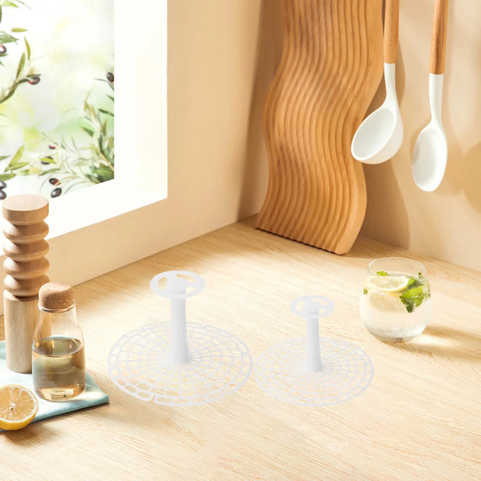 2Pcs Vegetable Press Plate Fermentation Jar Weight Reusable Pickle Jar Press Tool Kitchen Fermenting Supplies Practical Weights