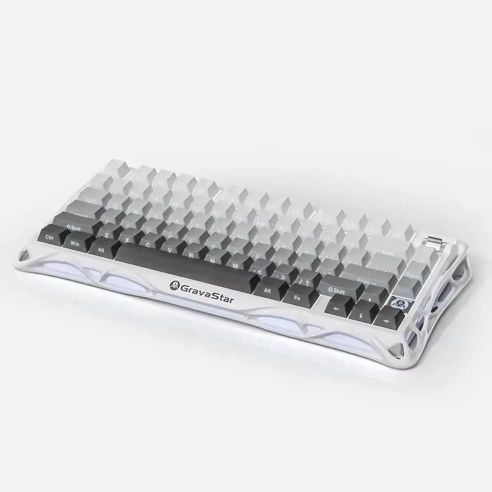 GravaStar Mercury K1 RGB Tastiera meccanica Tastiera da gioco sostituibile a caldo Interruttori lineari Tastiera da gioco wireless RGB