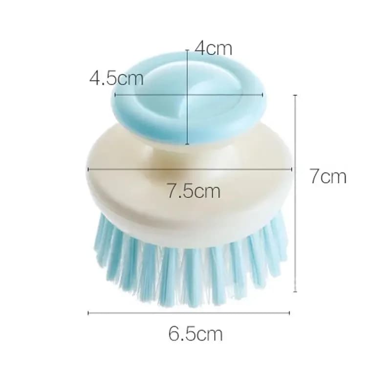 Multipurpose Kitchen Dish Brush with Handle, Stiff Bristles Scrub Brush for Dishes, Pots, Pans and Sink Cleaning