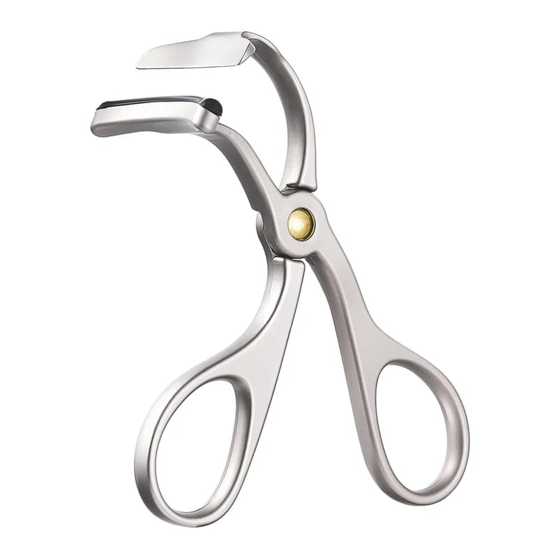 GECOMO Zinc Alloy Minimalist Shaping Eyelash Clip - Long-lasting Fixation Portable Wide-Angle Local Eyelash Curler
