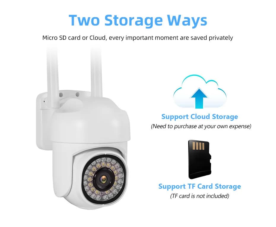 2MP 1080P 2.4G e 5G Dual Band WIFI YiLot APP Full Color WIFI PTZ IP Dome Camera AI Umanoide Sicurezza Domestica CCTV Baby Monitor